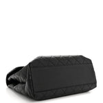 Caviar Quilted Jumbo Kelly Flap Black