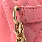 Aged Calfskin Quilted 2.55 Reissue Flap Belt Bag Pink