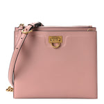 Calfskin Trifolio Crossbody Bag Antique Rose