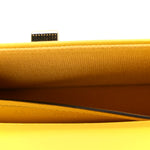 GG Monogram Scratch Lux Calfskin Mini Luce Shoulder Bag Yellow