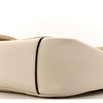Calfskin Matelasse Small GG Marmont Shoulder Bag White