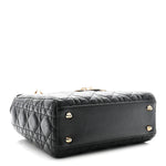 Lambskin Cannage Small My ABCDior Lady Dior Black