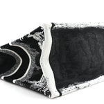 Canvas Embroidered Medium Paris Book Tote Black White