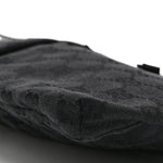 GG Monogram Double Pocket Belt Bag Black