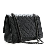 Aged Calfskin Quilted 2.55 Reissue 226 Flap So Black