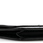 Lambskin Camellia Embossed Wallet On Chain WOC Black