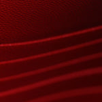 Grain De Poudre Matelasse Chevron Monogram Chain Wallet Red