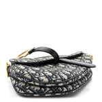 Oblique Saddle Bag Blue