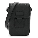 Taurillon Monogram S Lock Wearable Wallet Black