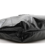 Shiny Calfskin Quilted Small Chanel 22 So Black