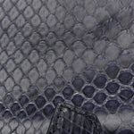 Snakeskin PS1 Pochette Clutch Blue