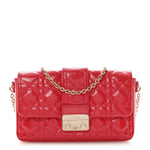 Patent Cannage Miss Dior Promenade Pouch Fuchsia
