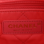 Shiny Calfskin Quilted Small Chanel 22 Coral Pink