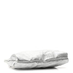 Metallic Goatskin Callie Mea Tassel Silver