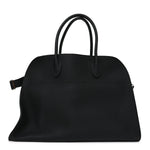 Matte Grained Calfskin Soft Margaux 15 Black
