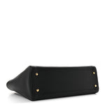 Calfskin Archetype Small Shopping Tote Black