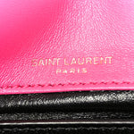 Boucle Tweed Patchwork Monogram Medium Jamie Baguette Magenta