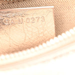 Metallic Calfskin Mini Voyou Bag Dusty Gold