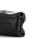 Smooth Butter Calf The Pouch Oversized Clutch Black