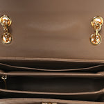 Calfskin Quilted Medium C Bag Beige