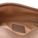 Calfskin Matelasse Super Mini GG Marmont Shoulder Bag Porcelain Rose