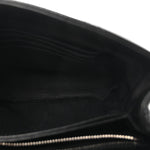 Calfskin Y Quilted Monogram Toy Loulou Crossbody Bag Black