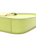 Calfskin Lizard Embossed Le 5 A 7 Mini Hobo Dull Lime