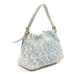 Denim Zucca Mama Baguette Blue