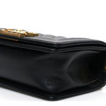 Caviar Quilted Small Boy Flap Black