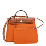 Vache Hunter Toile Herbag Zip 31 PM Orange Fauve