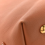 Grained Calfskin Low Key Hobo PM Cognac
