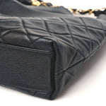Calfskin Quilted Close To Me Hobo Black
