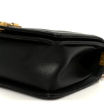 Caviar Quilted Medium Boy Flap Black