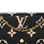 Empreinte Monogram Giant Felicie Pochette Black Beige