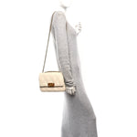 Nappa Quiltie 67 Medium Shoulder Bag Ivory