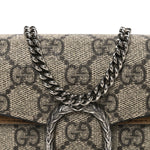 GG Supreme Monogram Super Mini Dionysus Shoulder Bag Taupe