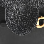 Dollar Calfskin Vertical Horsebit 1955 Crossbody Bag Black