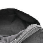 Nylon Monogram Fanny Pack Belt Bag Black
