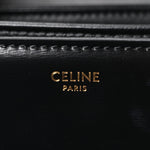 Shiny Calfskin Medium Triomphe Black