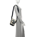 Savane Monogram Zebra Chapman Messenger BB White