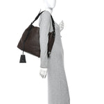 Monogram Lambskin Antheia Hobo PM Chocolat