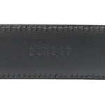 Saffiano Triangle Belt 100 40 Black