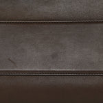 Polished Saddle Calfskin Marlo 14 Dark Brown