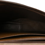 Lambskin Quilted CC Single Flap Shoulder Bag Brown