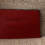 Soft Microguccissima Mini Dome Bag Rosso