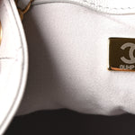 Caviar Quilted Medium Chanel 25 Handbag Light Gray