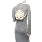 Caviar Quilted Small CC Day Backpack White