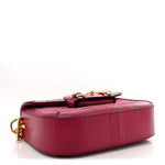 Canvas Calfskin Crystal GG Monogram Snakeskin Mini Horsebit 1955 Shoulder Bag Pink