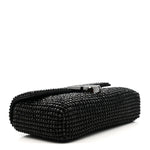 The Rhinestone J Marc Mini Shoulder Bag Black
