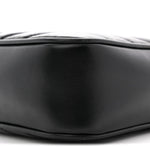 Calfskin Matelasse Monogram Monochrome Lou Camera Bag Black